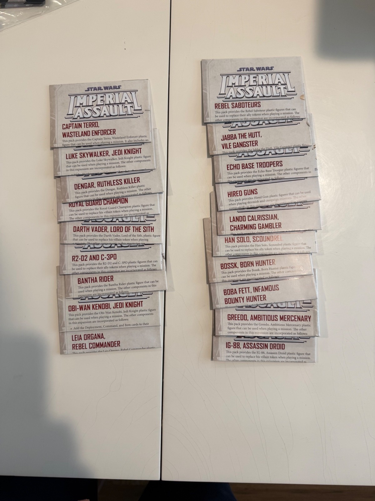 Rare! Star Wars: Imperial Assault core game and expansion bundle with minis