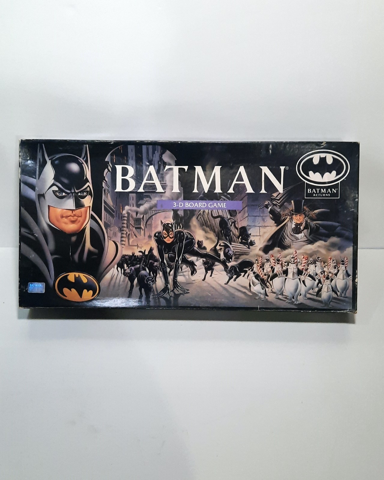 Batman Returns 3D Board Game COMPLETE Parker Brothers 1992 Tim Burton DC Comics