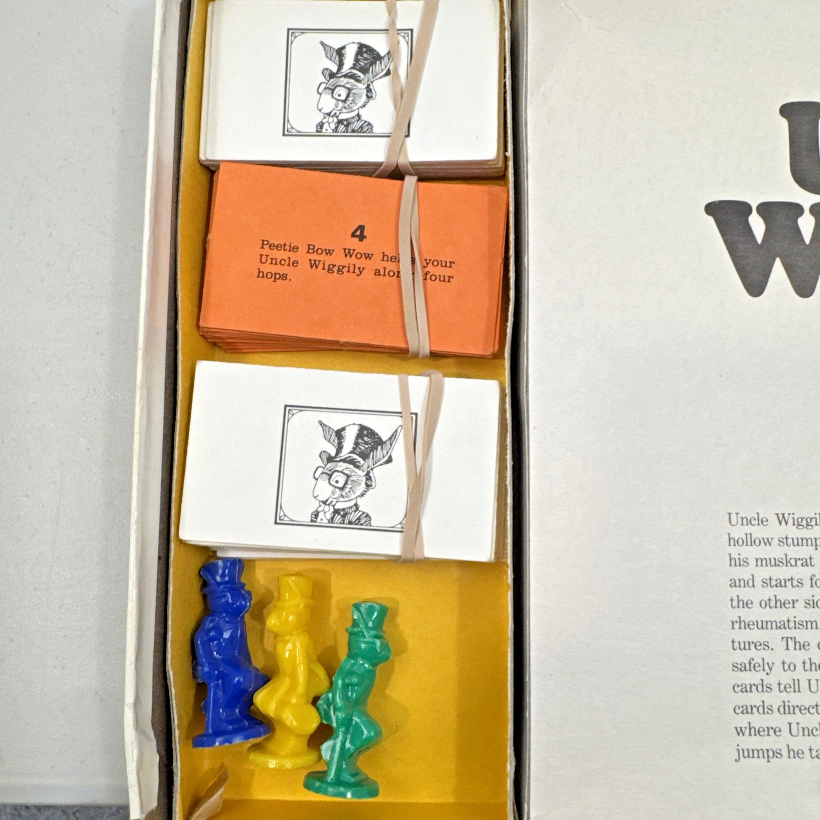 Vintage The Uncle Wiggly Board 1967 Pre-owned Classic Game