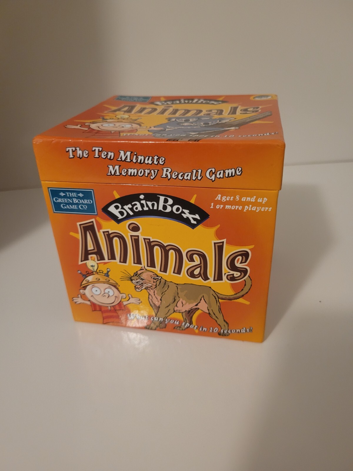 The Ten Minute Memory Recall Game, Brainbox Animals