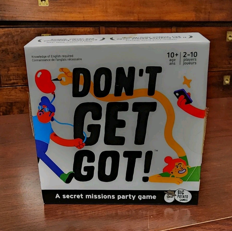 Big Potato Secret Missions Party Game Don’t Get Got! (2018) Box NEW – Open Box