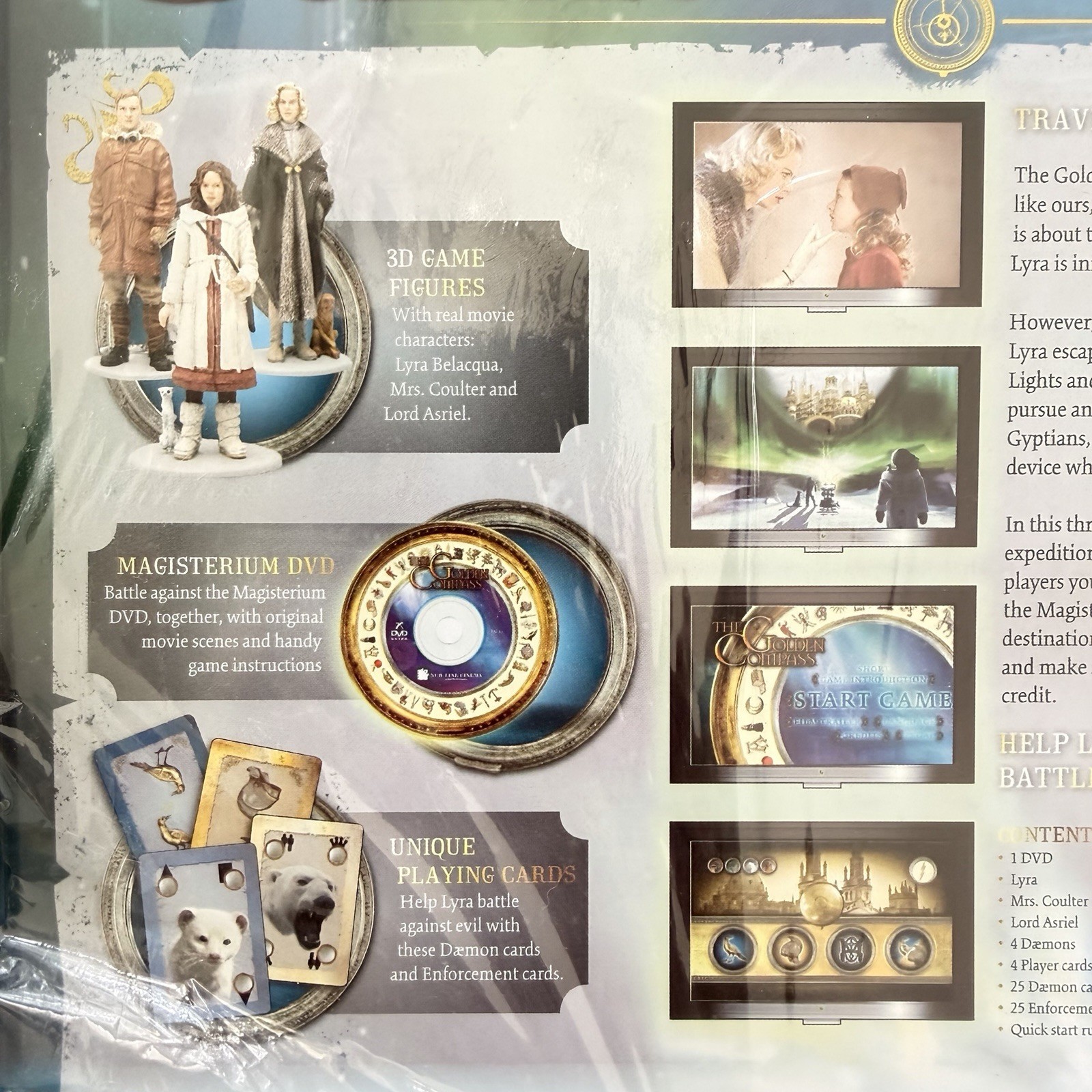 Sababa Toys The Golden Compass DVD Fantasy Board Game Complete 2 Players 10+