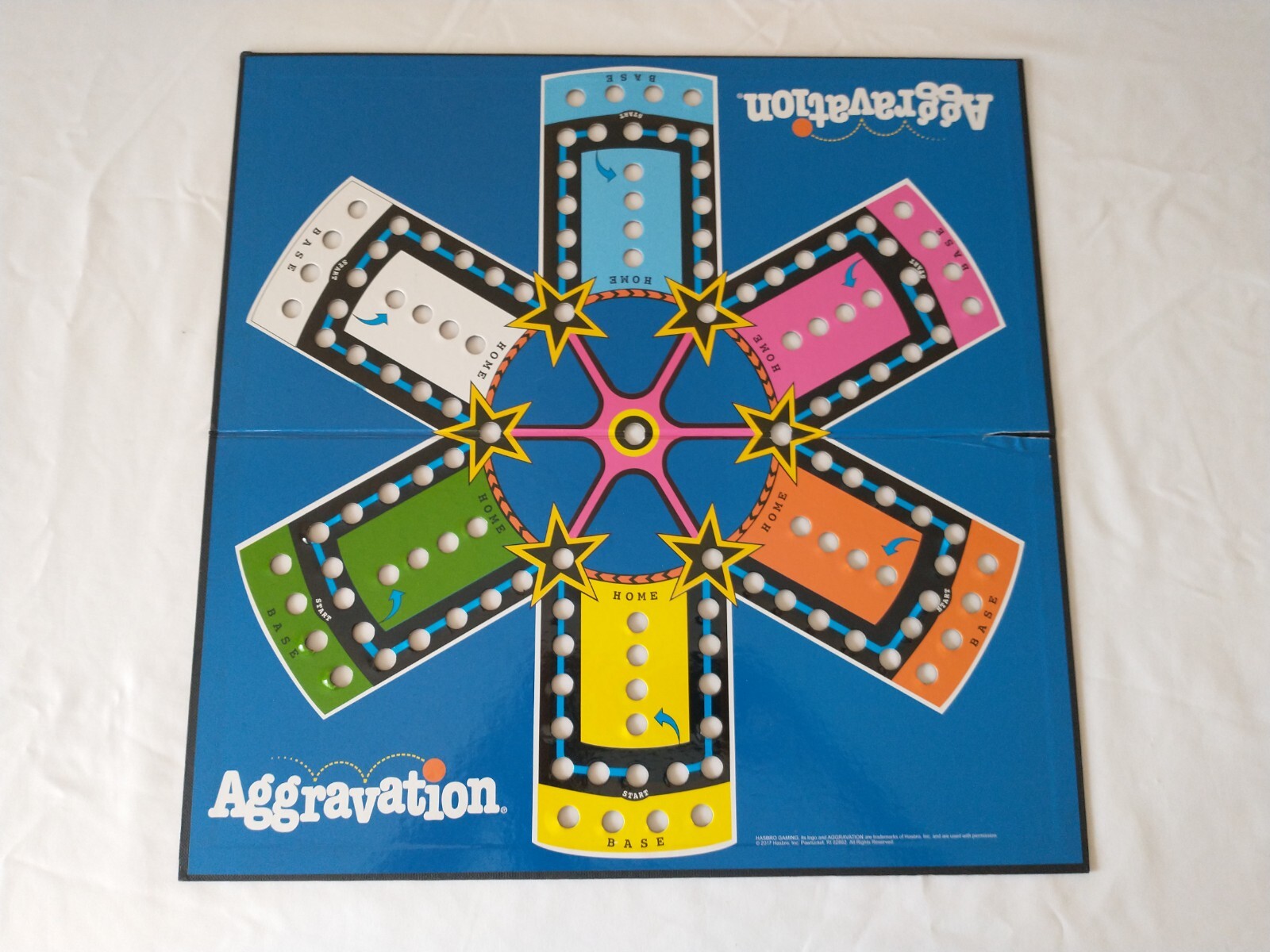 Winning Moves Classic Aggravation 2017 Marble Board Game Family Kids Complete 🎲
