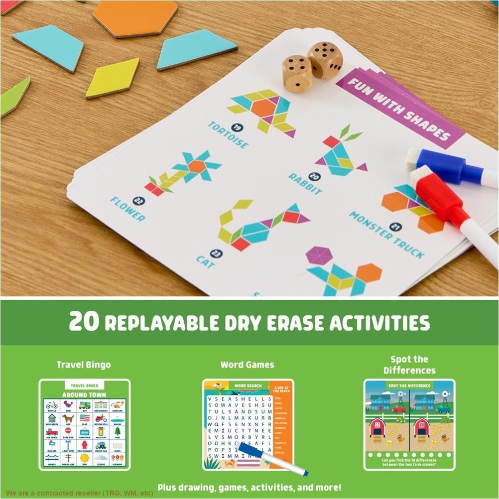 Games On the Go Tin Travel Game Set for Kids Ages 3-6+