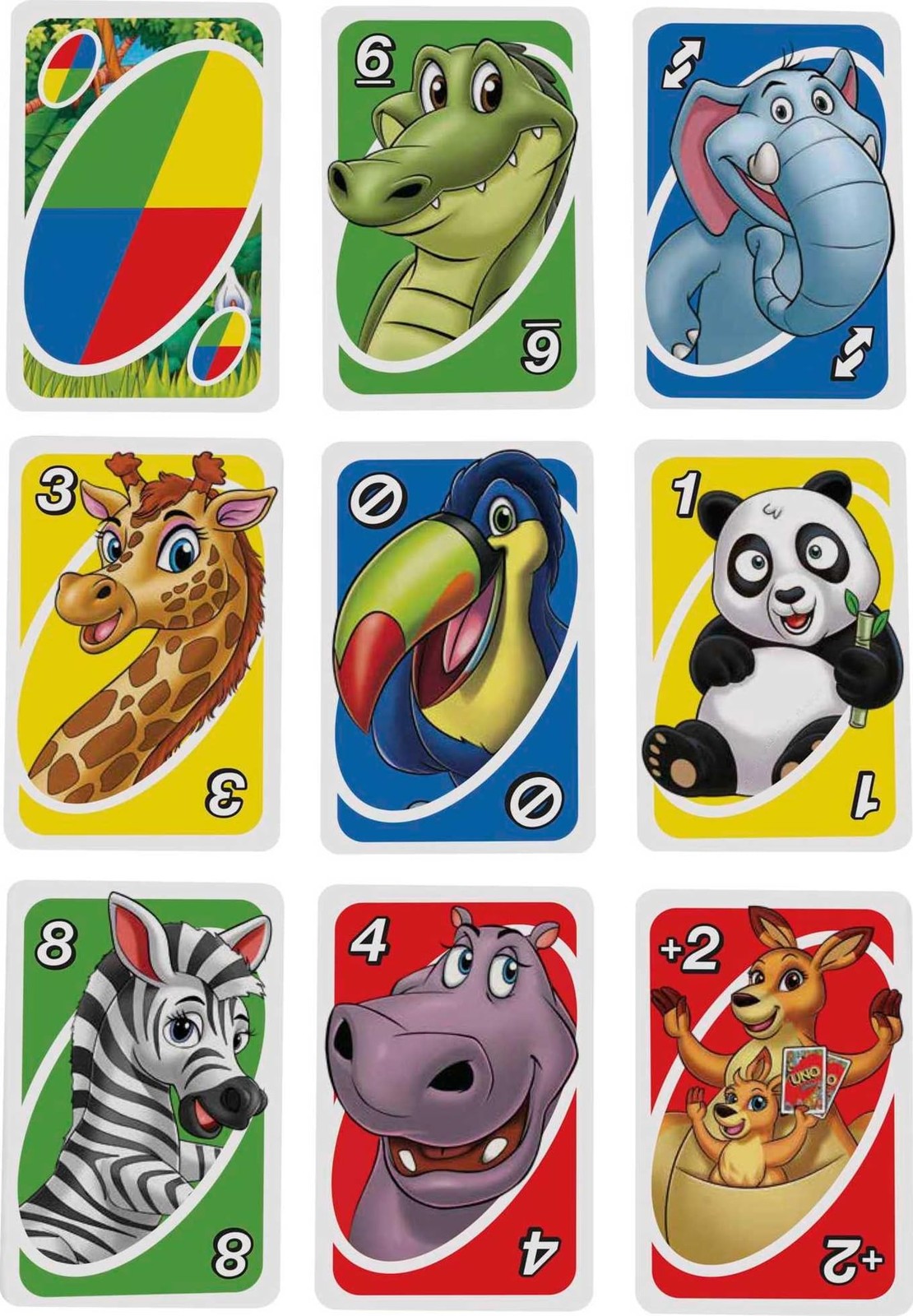 UNO Junior Card Game with 45 Cards, Gift for Kids 3 Years Old & Up