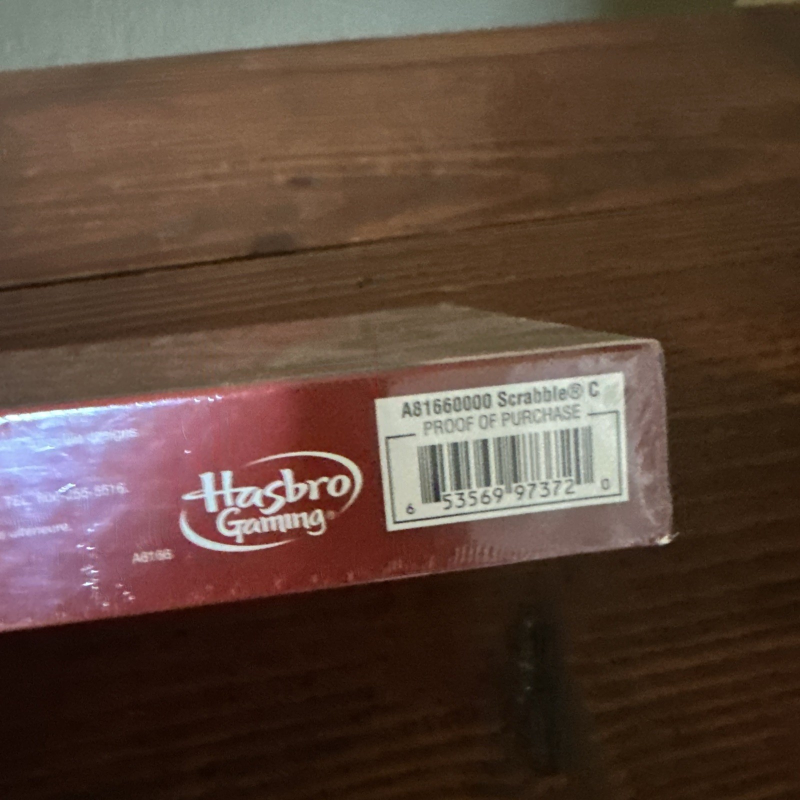 Scrabble Board Game – Crossword NEW Factory SEALED – 2013 Hasbro COMPLETE