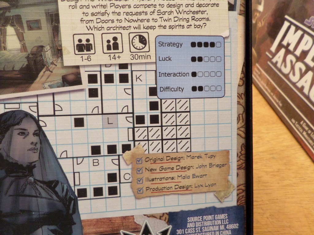 Source Point Game Horror Games Floor Plan – Winchester Mystery House NEW
