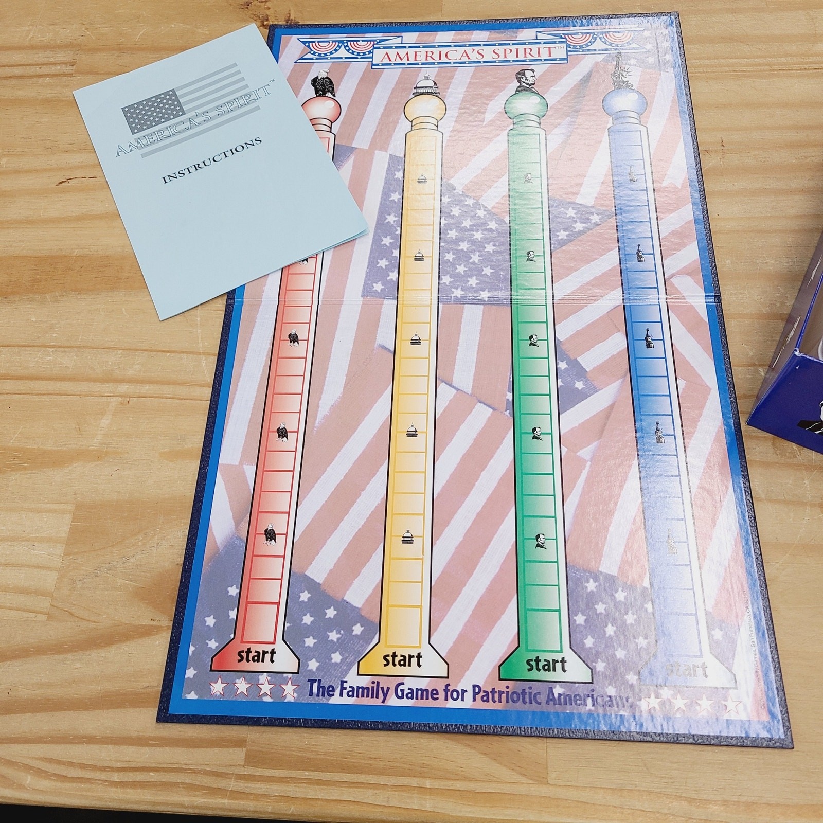 VTG America’s Spirit, The Family Game for Patriotic Americans 2001 100% COMPLETE