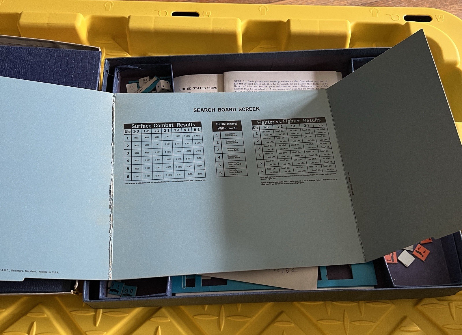 Midway Naval-Air Battle Game Avalon Hill 12 Years and Up (all punched)