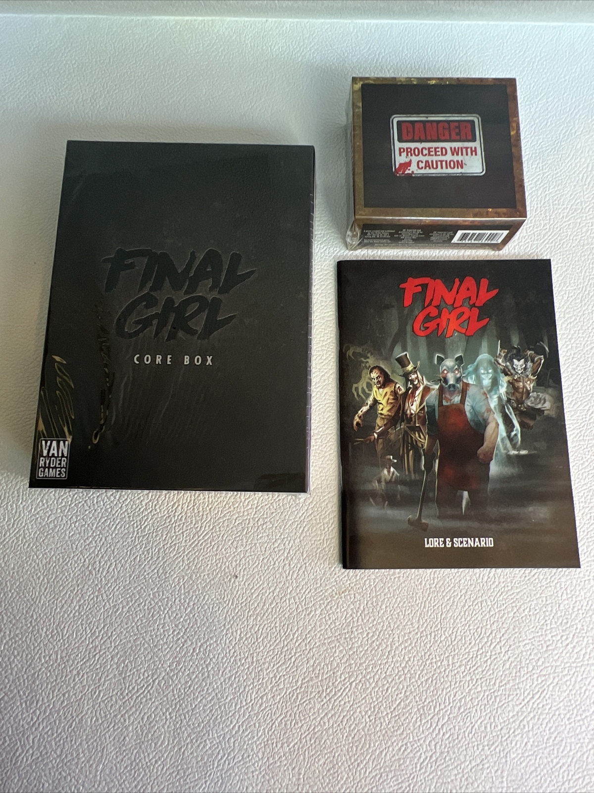 Final Girl: Core Box, Lore & Scenario Book, Necronomicon Box Brand New!