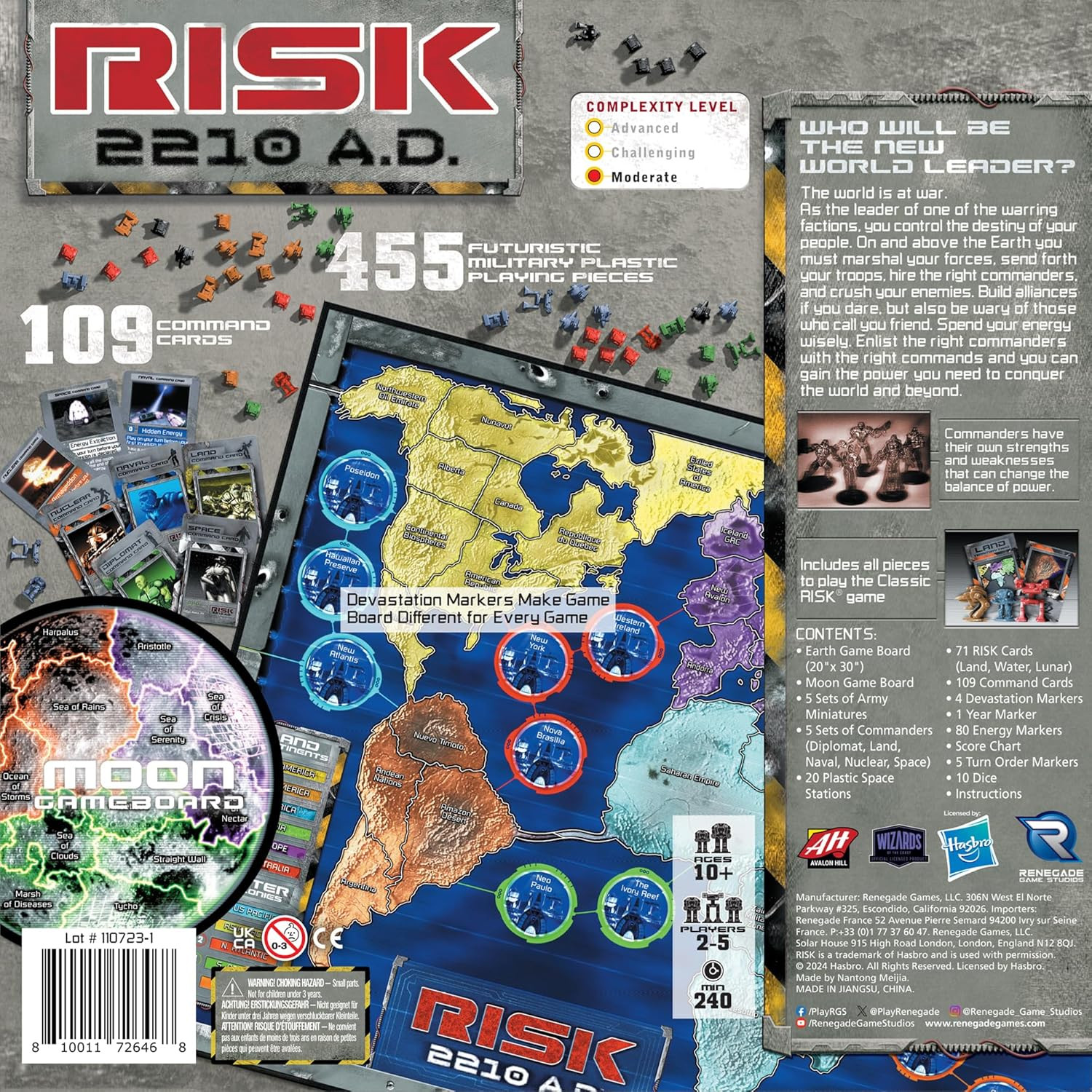 Renegade Game Studios: Risk 2210 A.D. Board Game