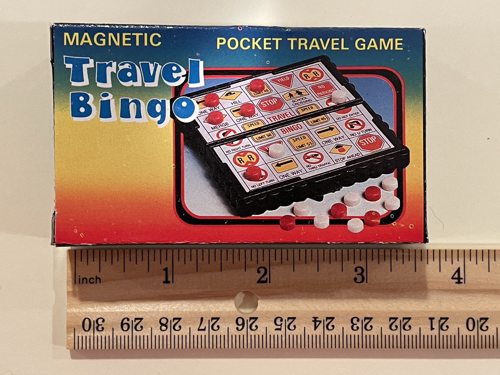 Vintage Mini Magnetic Travel Game Travel Bingo Theme Pocket Game