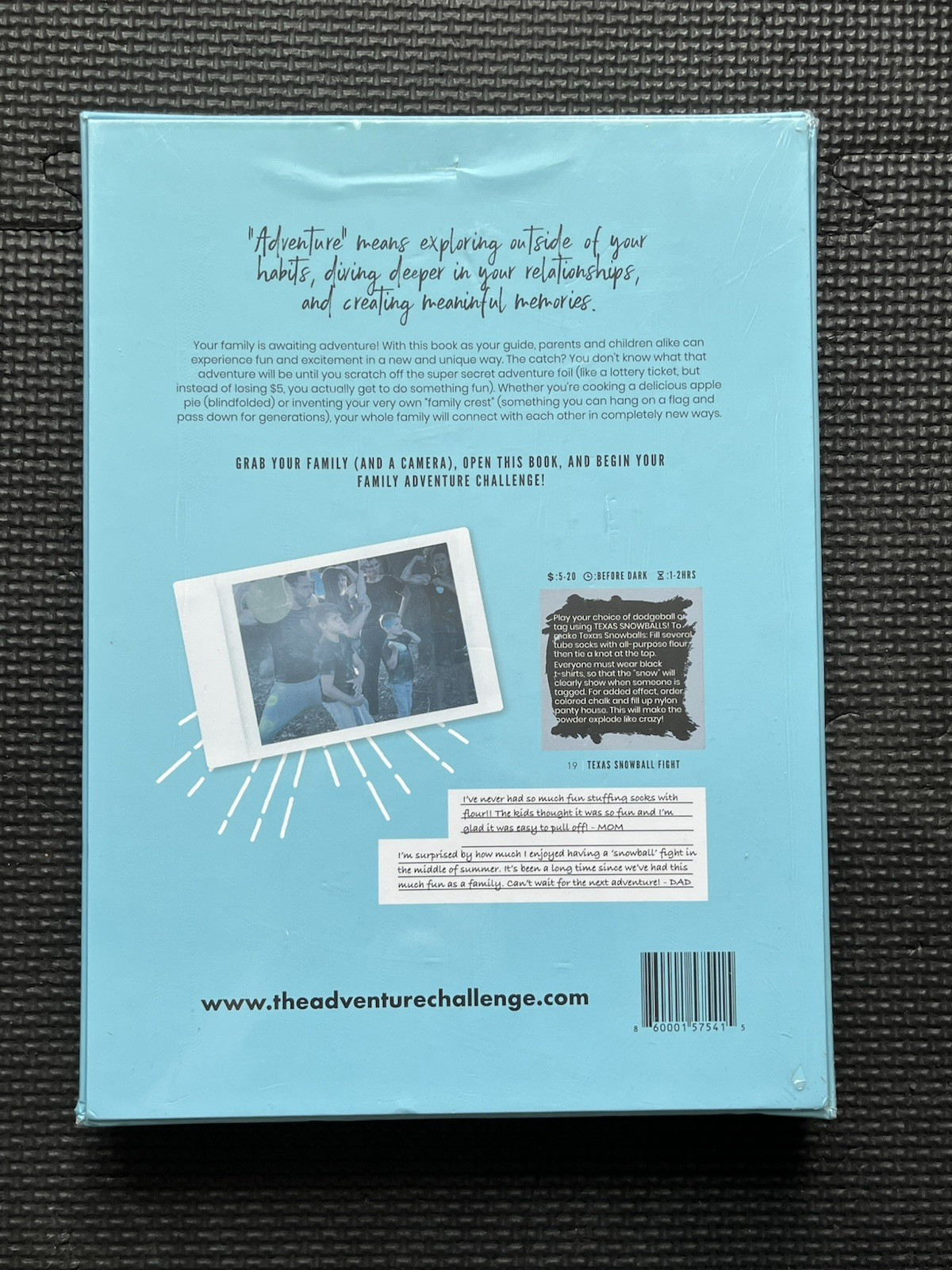 The Adventure Challenge Family Edition – Scratch Off Activity Book & Photo Game