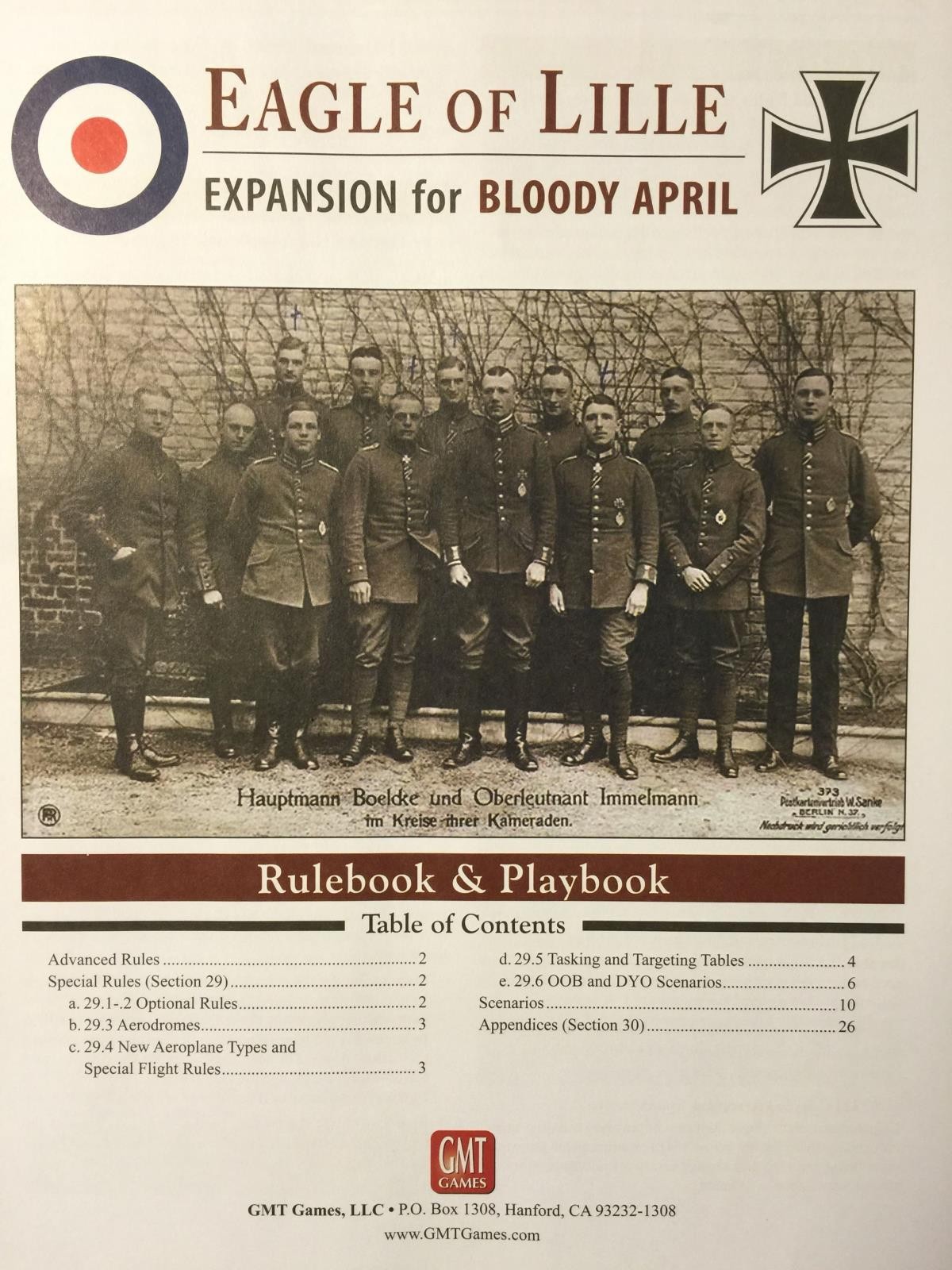 GMT Games Eagle of Lille Expansion for Bloody April