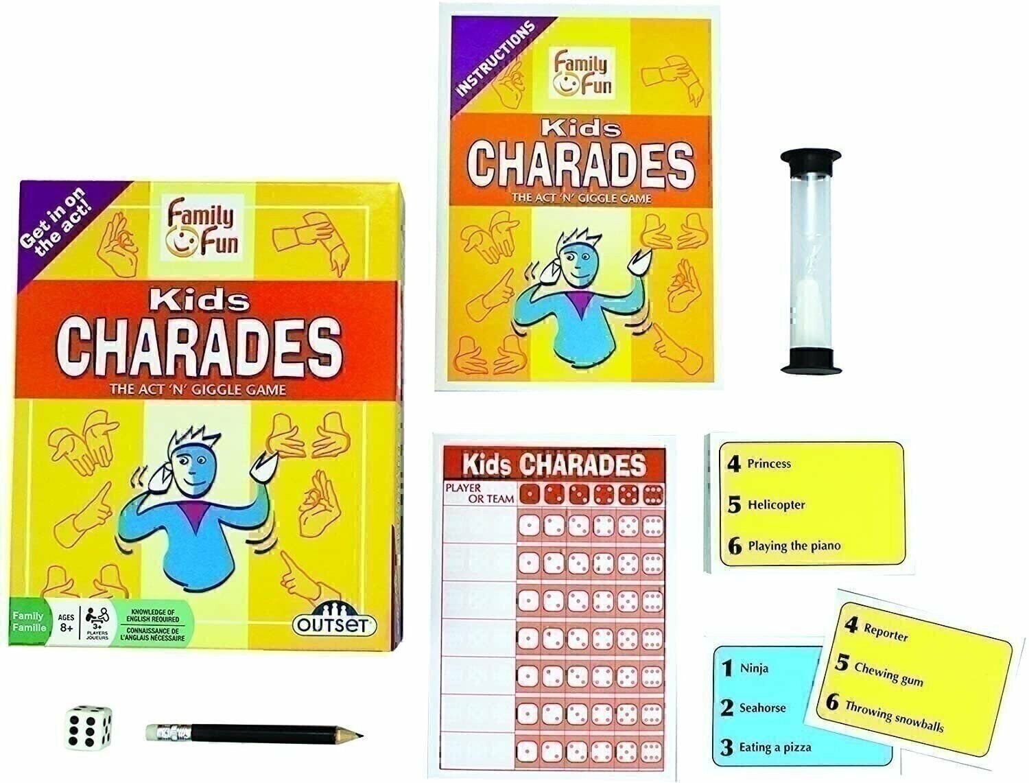Charades for Kids – An Imaginative Classic Party Game for Young Children -…