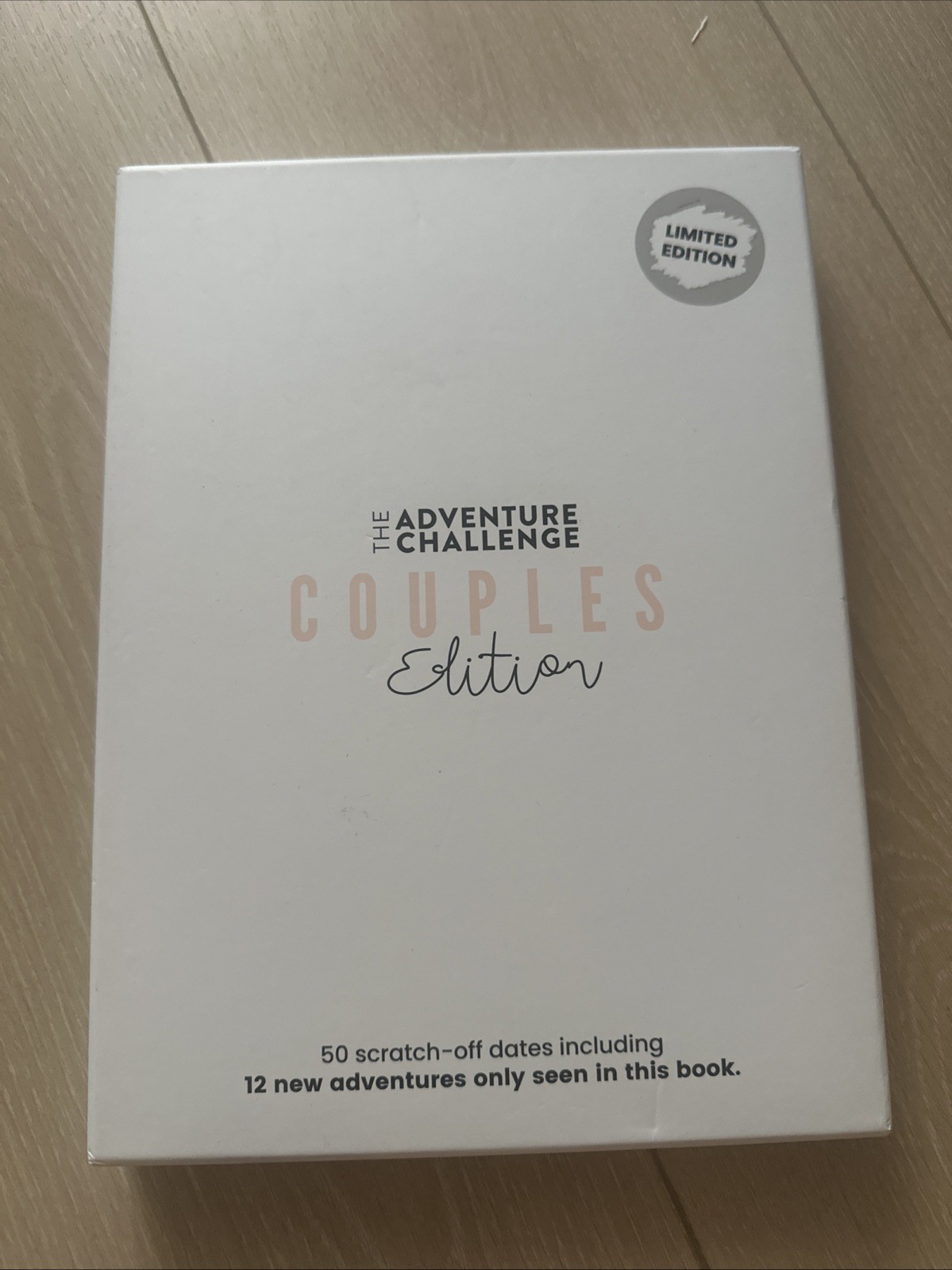The Adventure Challenge Game Couples Limited Edition Dating 50 Scratch-off *open