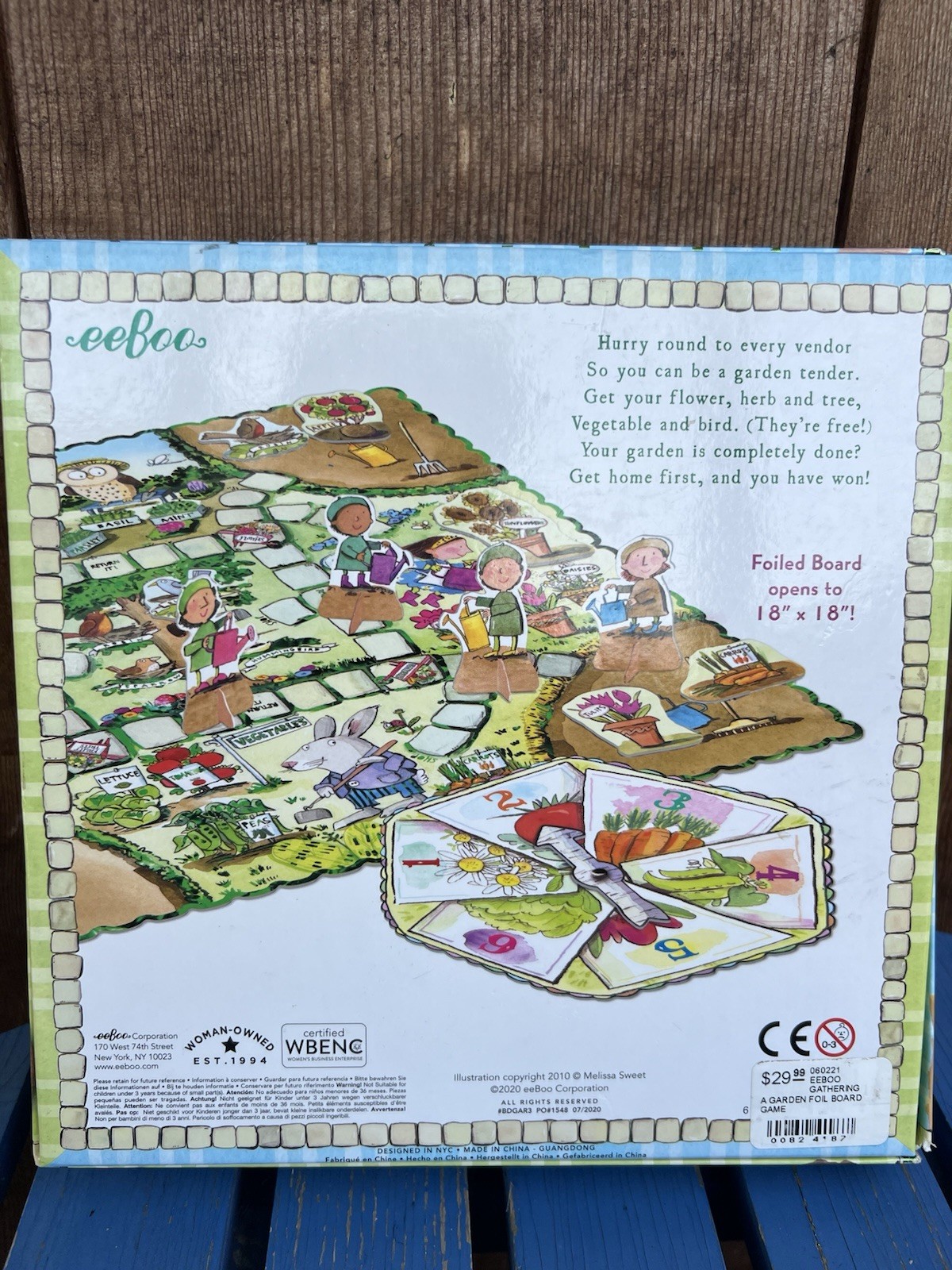 Gathering a Garden Board Game for Kids -eeBoo