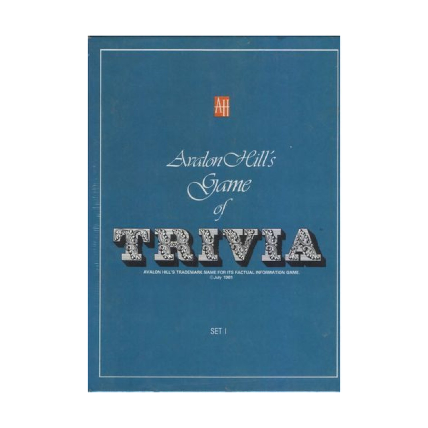 Avalon Hill Boardgame Game of Trivia Box Fair