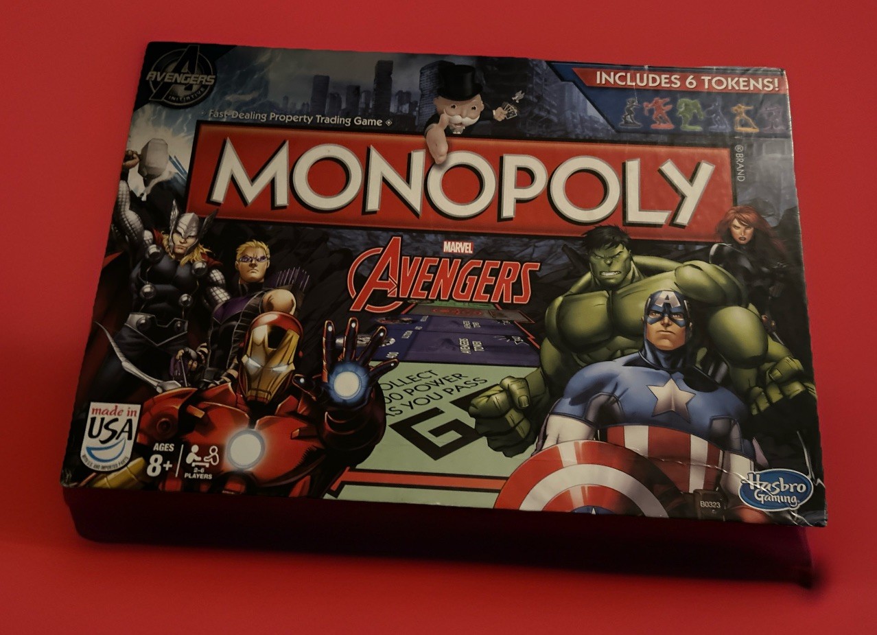 Hasbro Marvel Avengers Monopoly Board Game 2014 Replacement Pieces / Parts Only