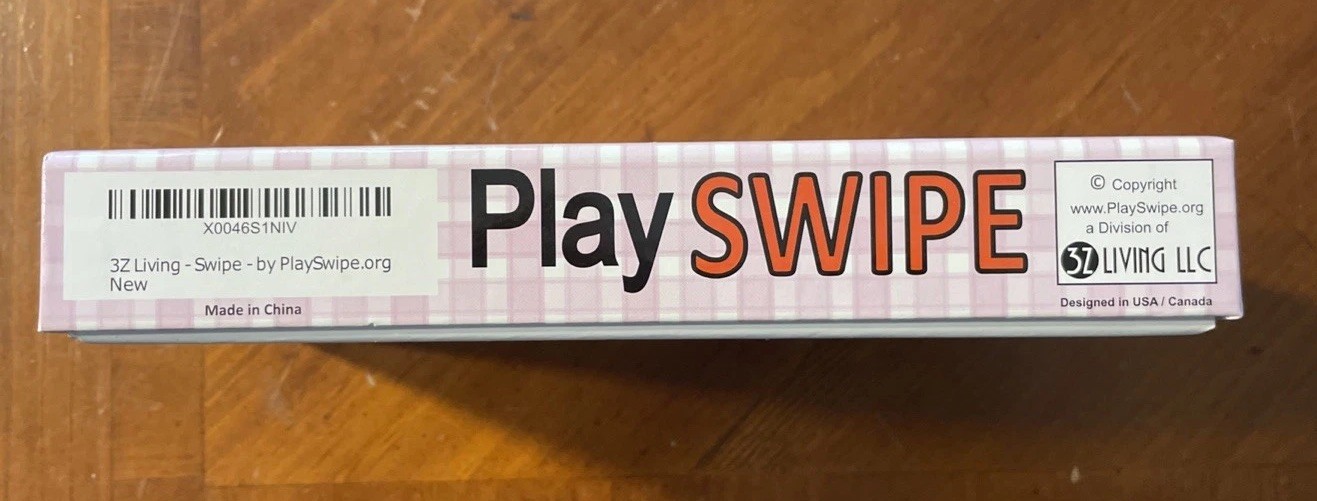 Swipe Card Game – Fun & Strategy for Teens, Adults, Seniors – Open Box NEW