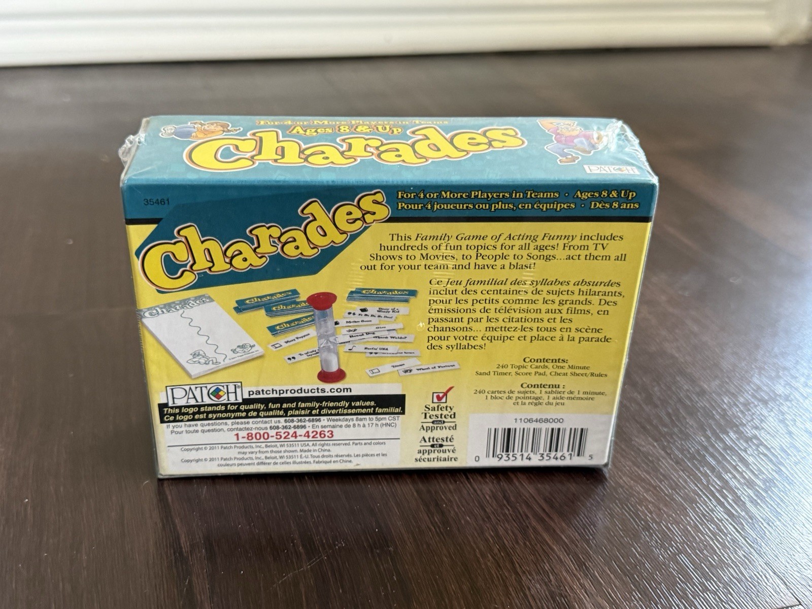 Charades Card Game Vintage 2002 Game by PATCH Ages 8 Up 4+ Players 375 Topics