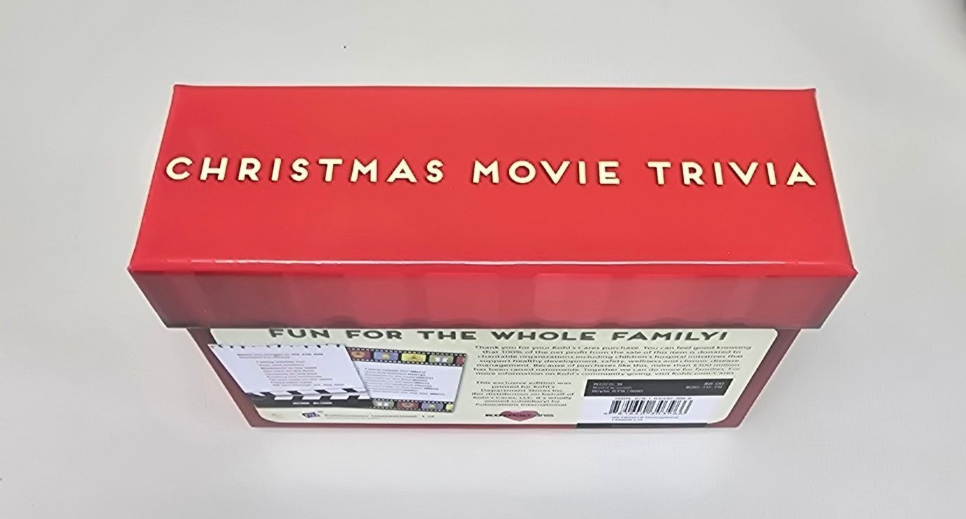 Christmas Movie Trivia Game Box – Family Fun Holiday Party Cards