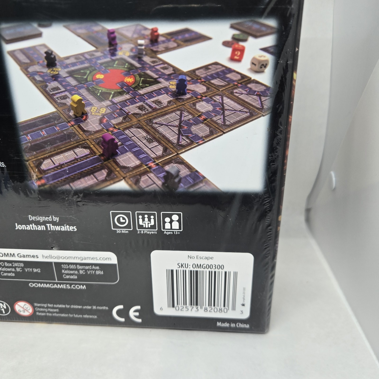 No Escape Board Game SEALED NEW OOMM Games 2020 Jonathan Thwaites