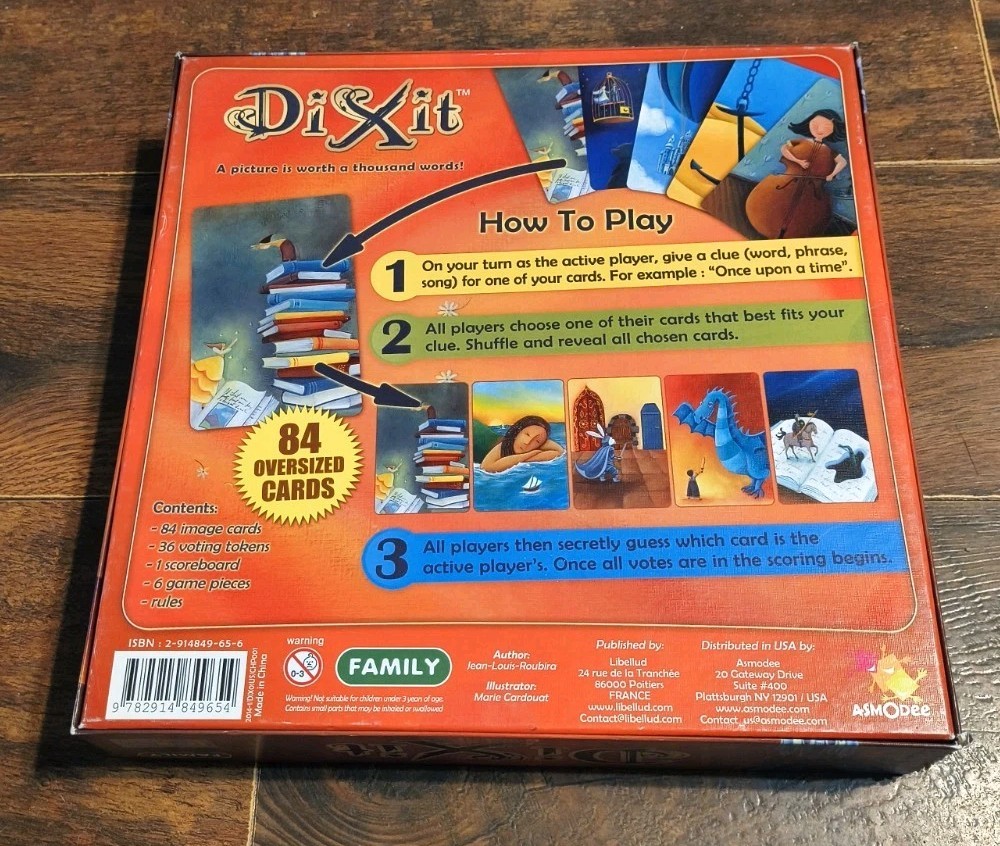 Dixit Family Board Game A Picture is Worth a Thousand Words Libellud NEW SEALED