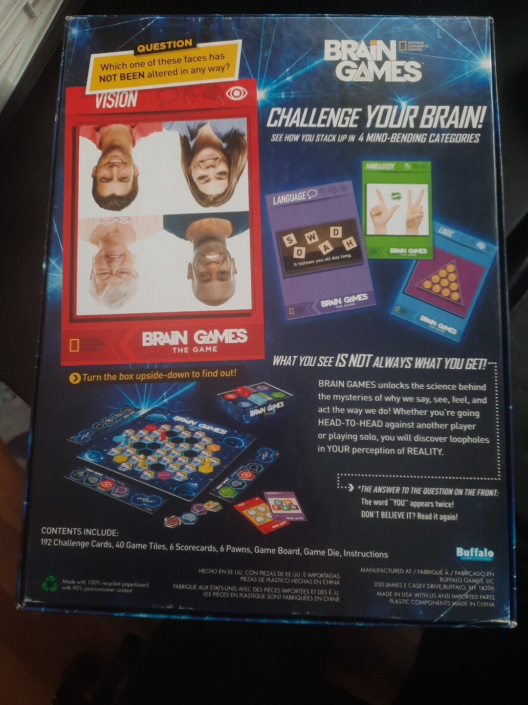 Brain Games – The Game – Based on the Emmy Nominated National Geographic Channel