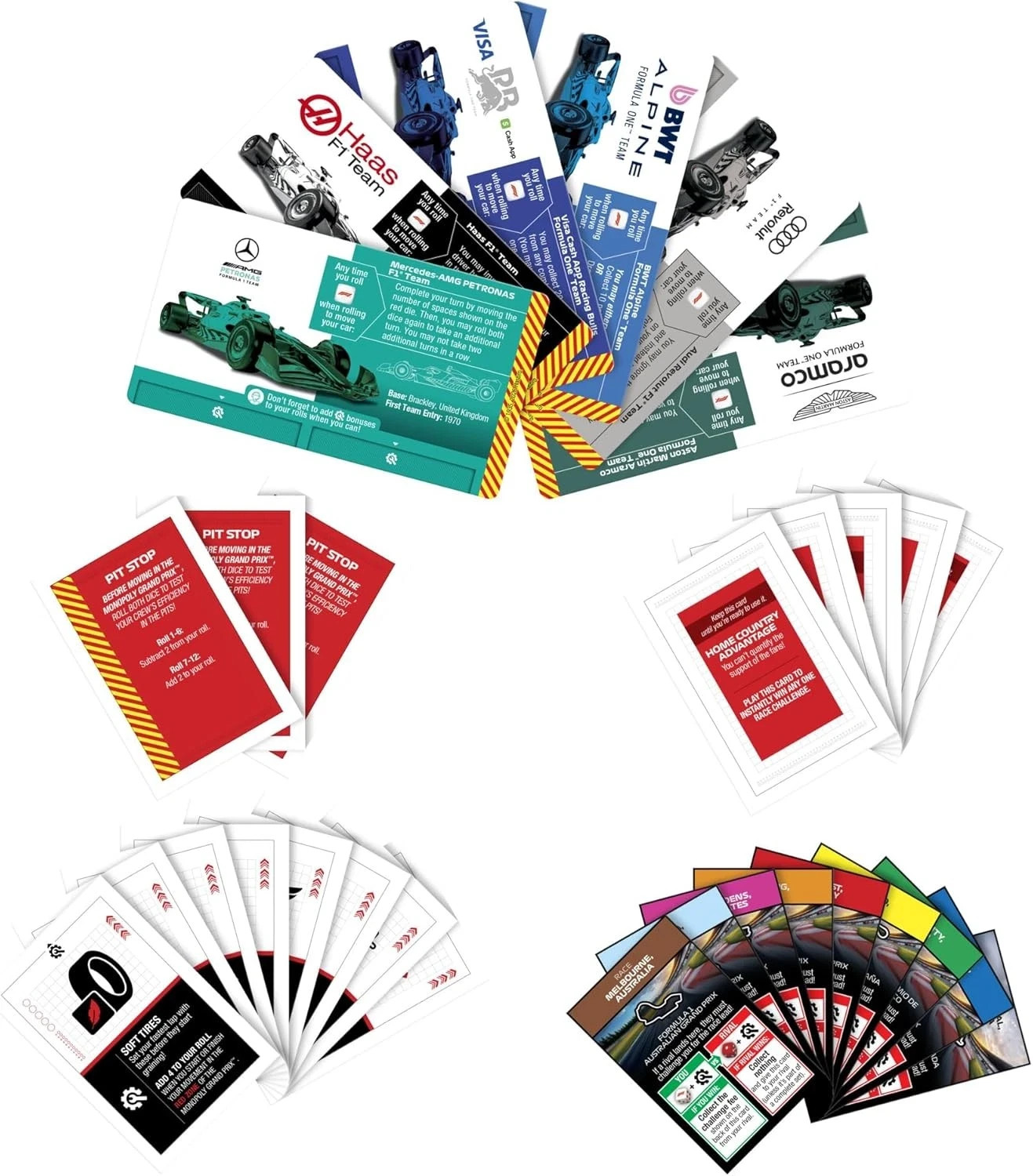 Monopoly F1 Edition Board Game Officially Licensed – Hasbro Games – Brand New