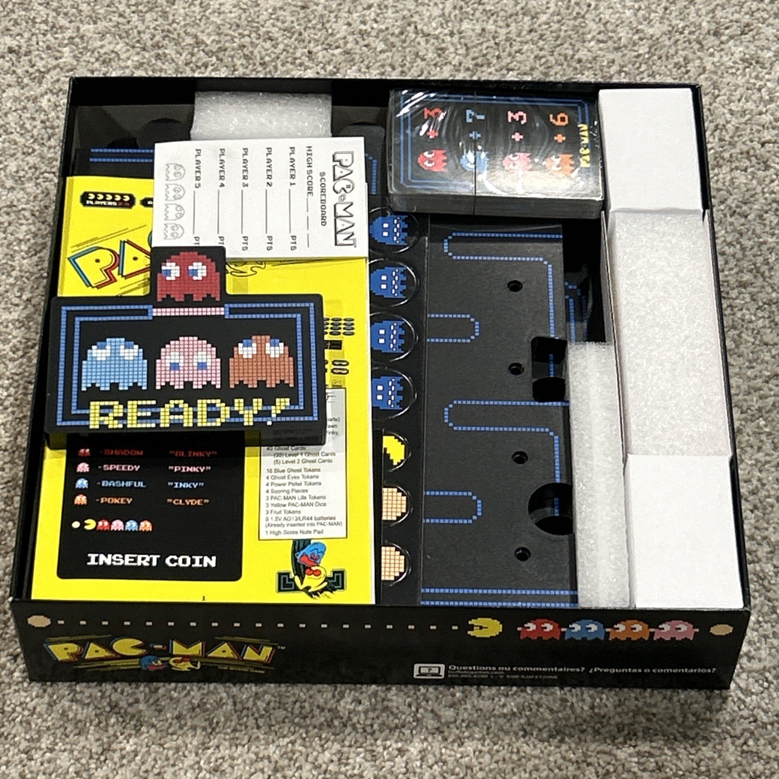 Pac Man Board Game Classic Arcade Experience 2 to 5 Players Ages 10 Plus NEW