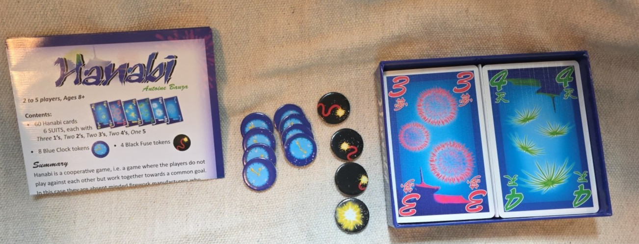 R&R Games Hanabi Strategy Game Card Game Cooperative Strategy