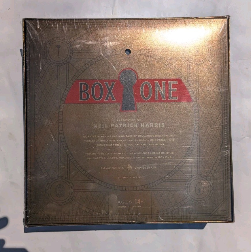 Box One Presented By Neil Patrick Harris Game Theory 11 BRAND NEW SEALED