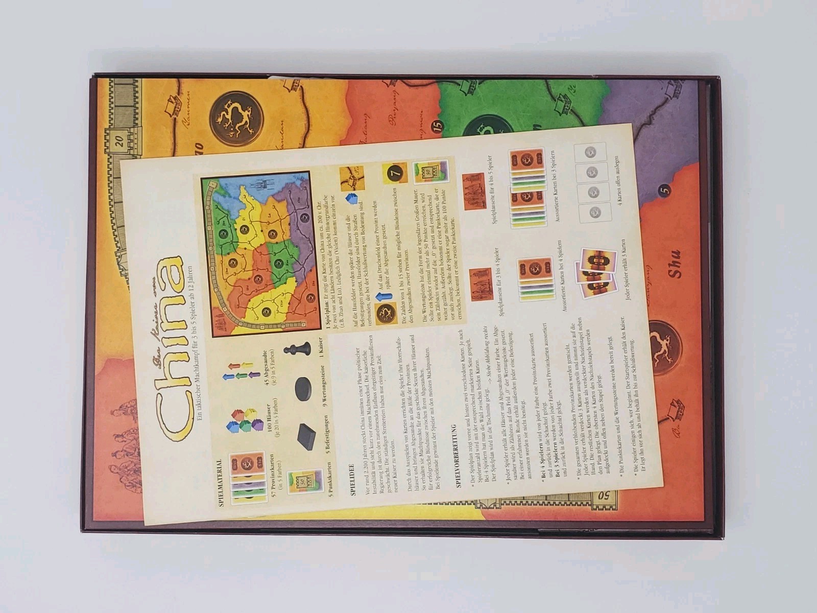 China (2005) Board Game by Michael Schacht – Abacusspiele – Like New