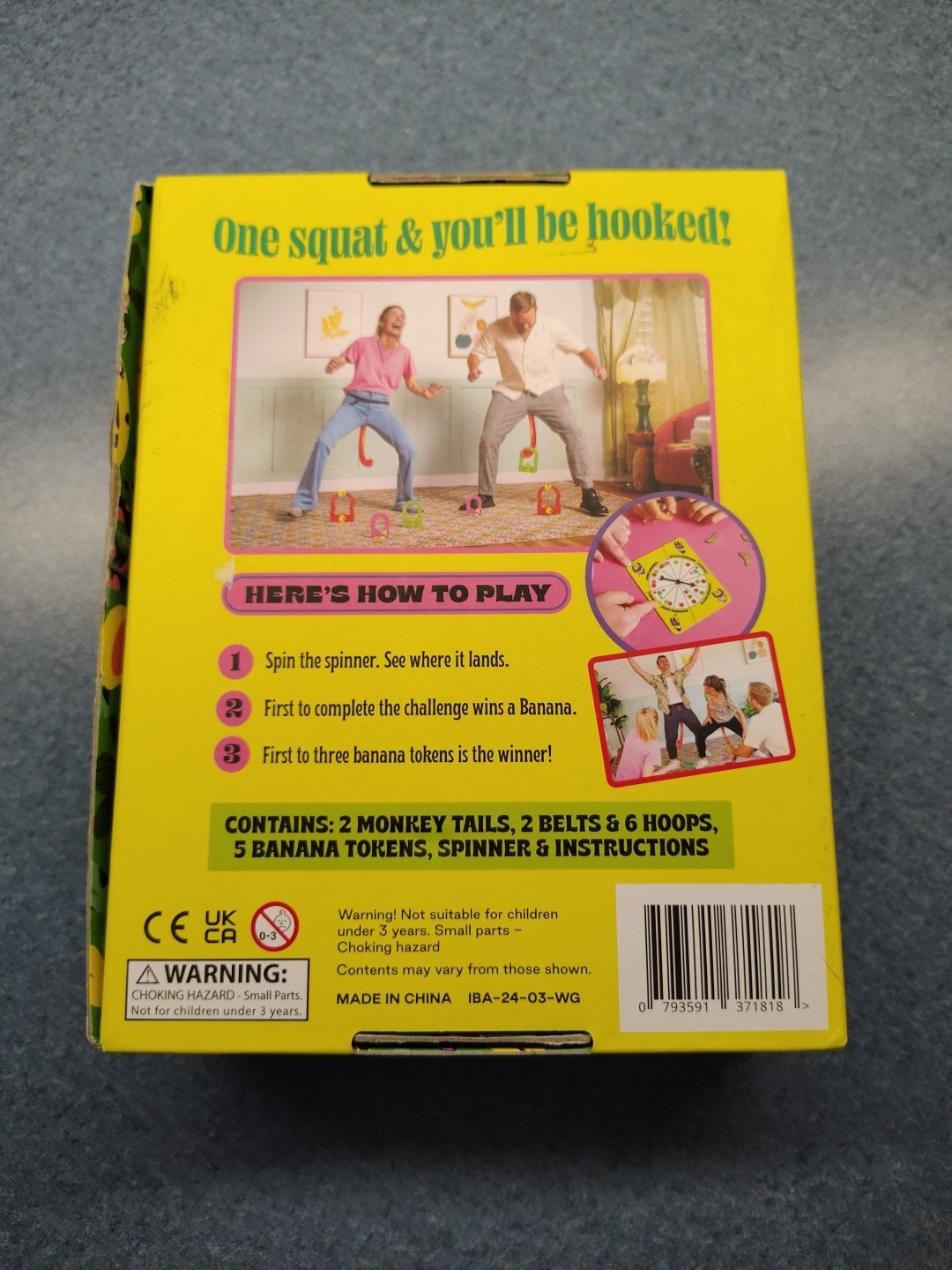 It’s Bananas! the Monkey Tail Game / Complete EUC