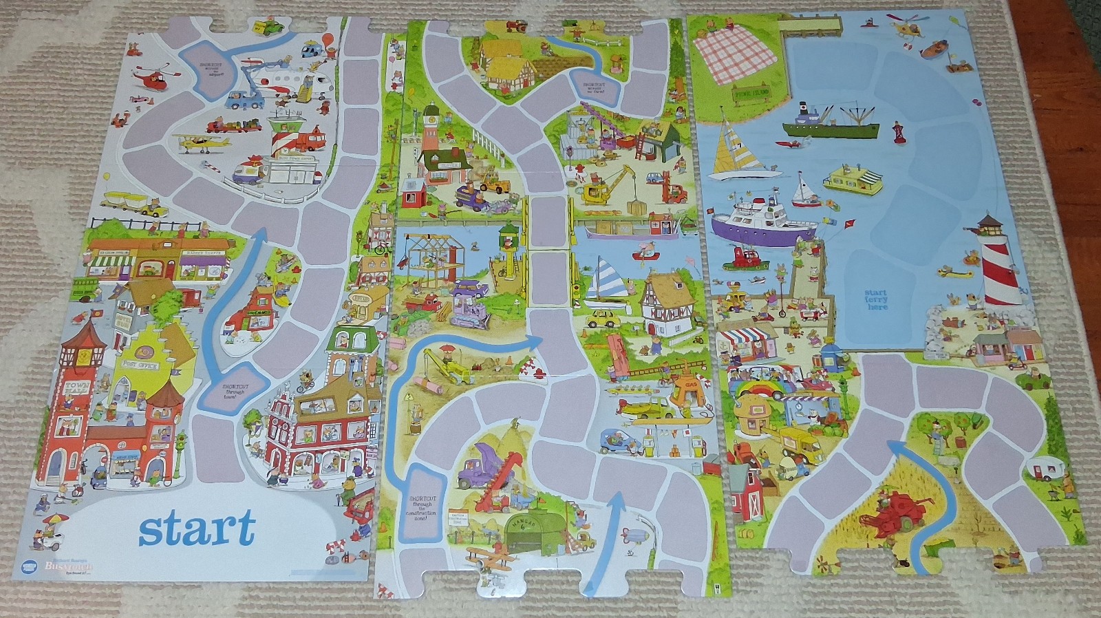 2012 RICHARD SCARRY’S BUSYTOWN EYE FOUND IT BOARD GAME WONDER FORGE