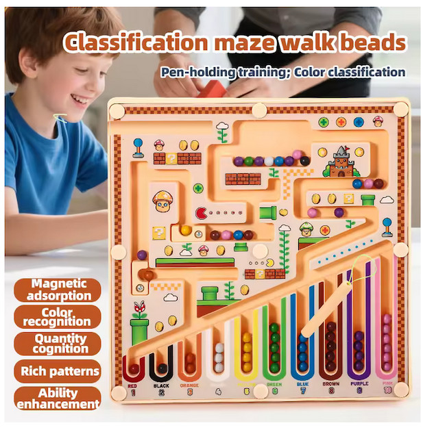 Ball Logic Colorful Maze Game