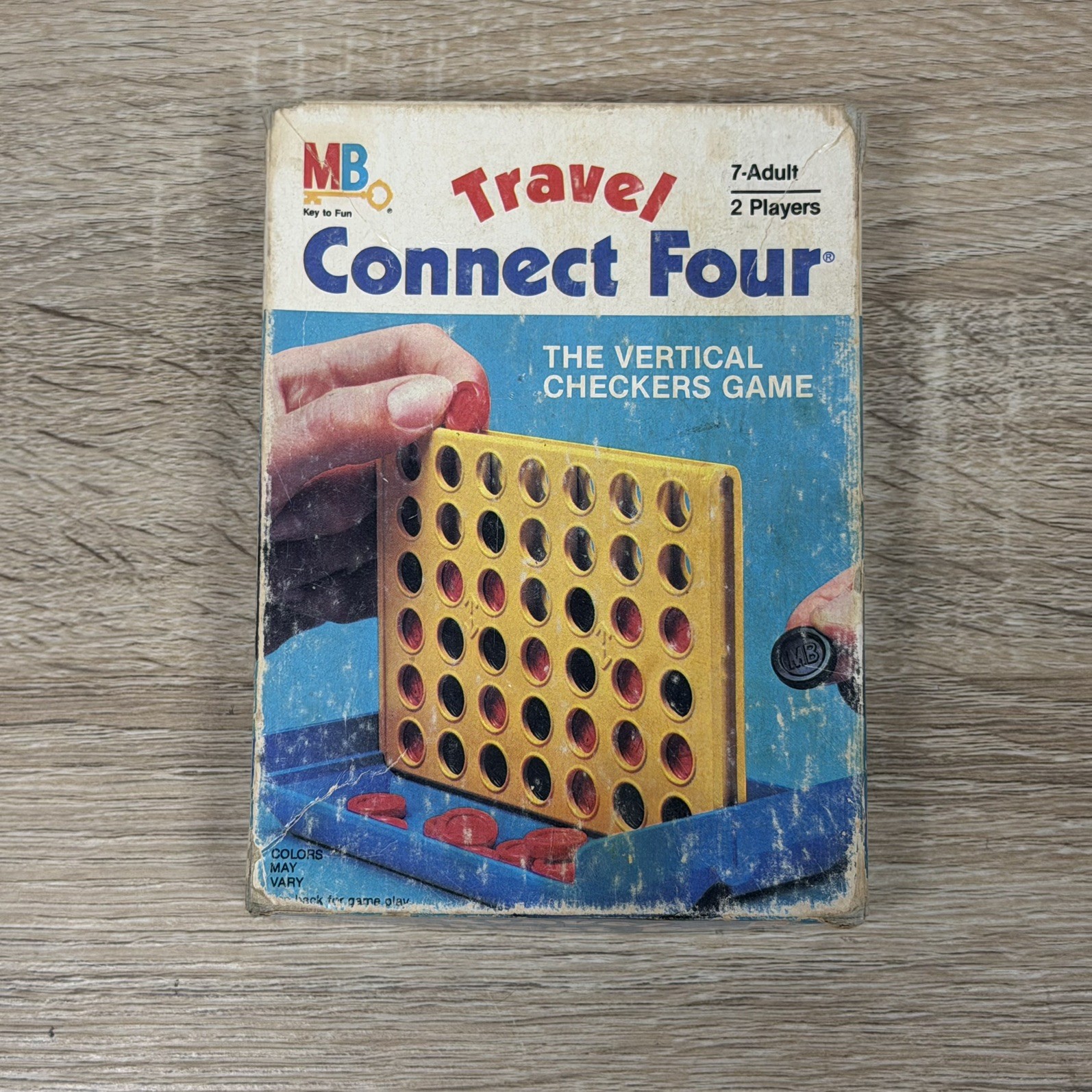 Vintage Connect Four 4 Travel Size Board Game 1983 Milton Bradley