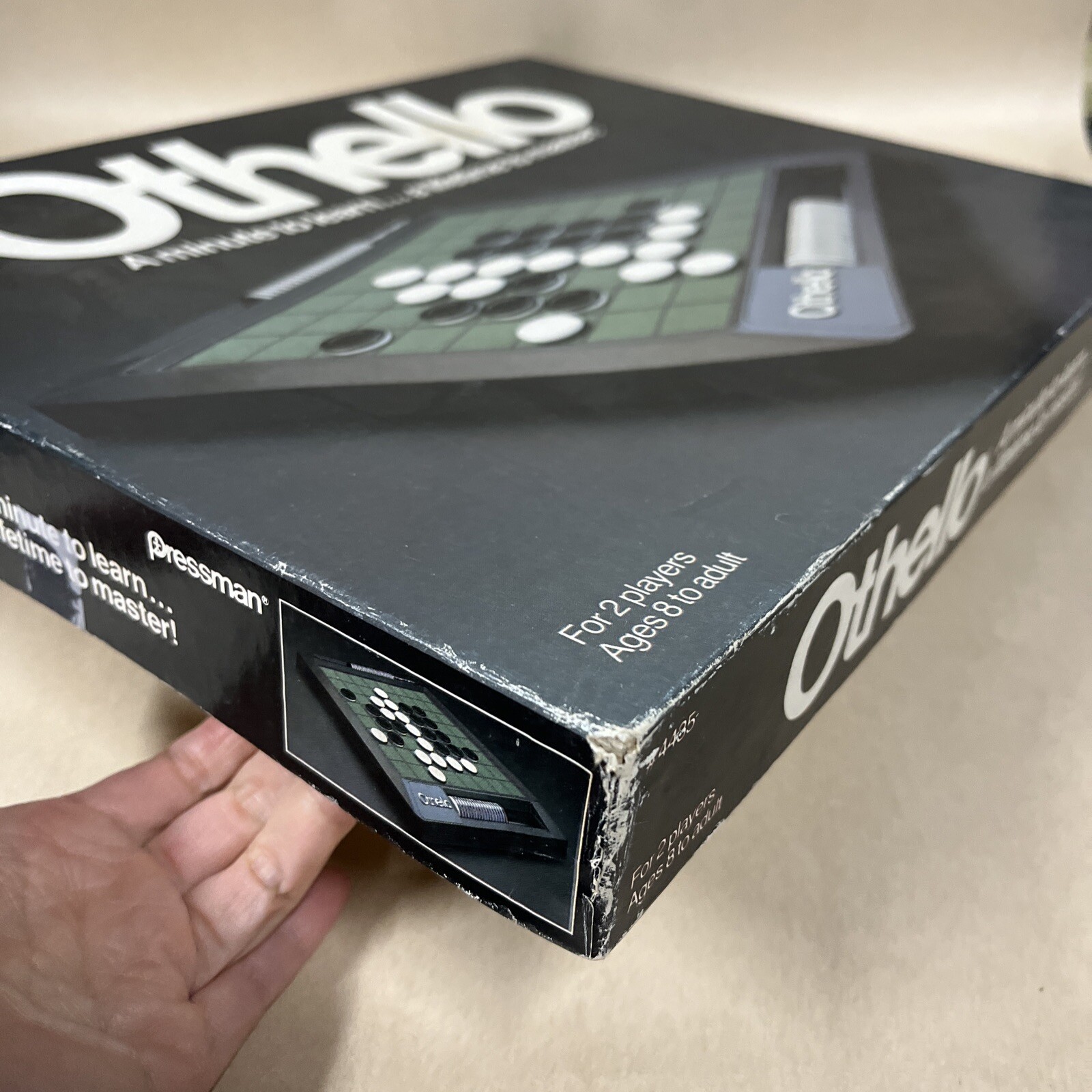 Vintage OTHELLO BOARD GAME 1990 Pressman COMPLETE in Box Original Instructions