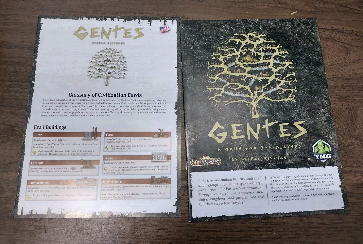 Gentes Board Game Tasty Minstrel Games