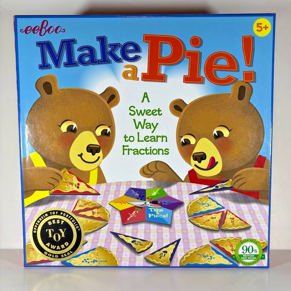 Make a Pie! Fractions Game 2008 Edition Award Winner learn homeschool tutor fun