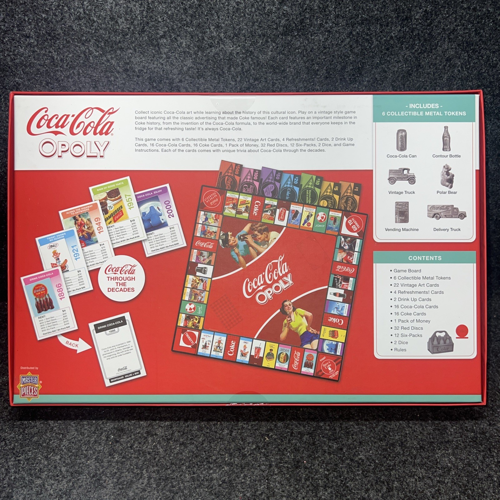 NEW 2020 Monopoly Coca-Cola Opoly Board Game Coke Collector’s Edition Sealed
