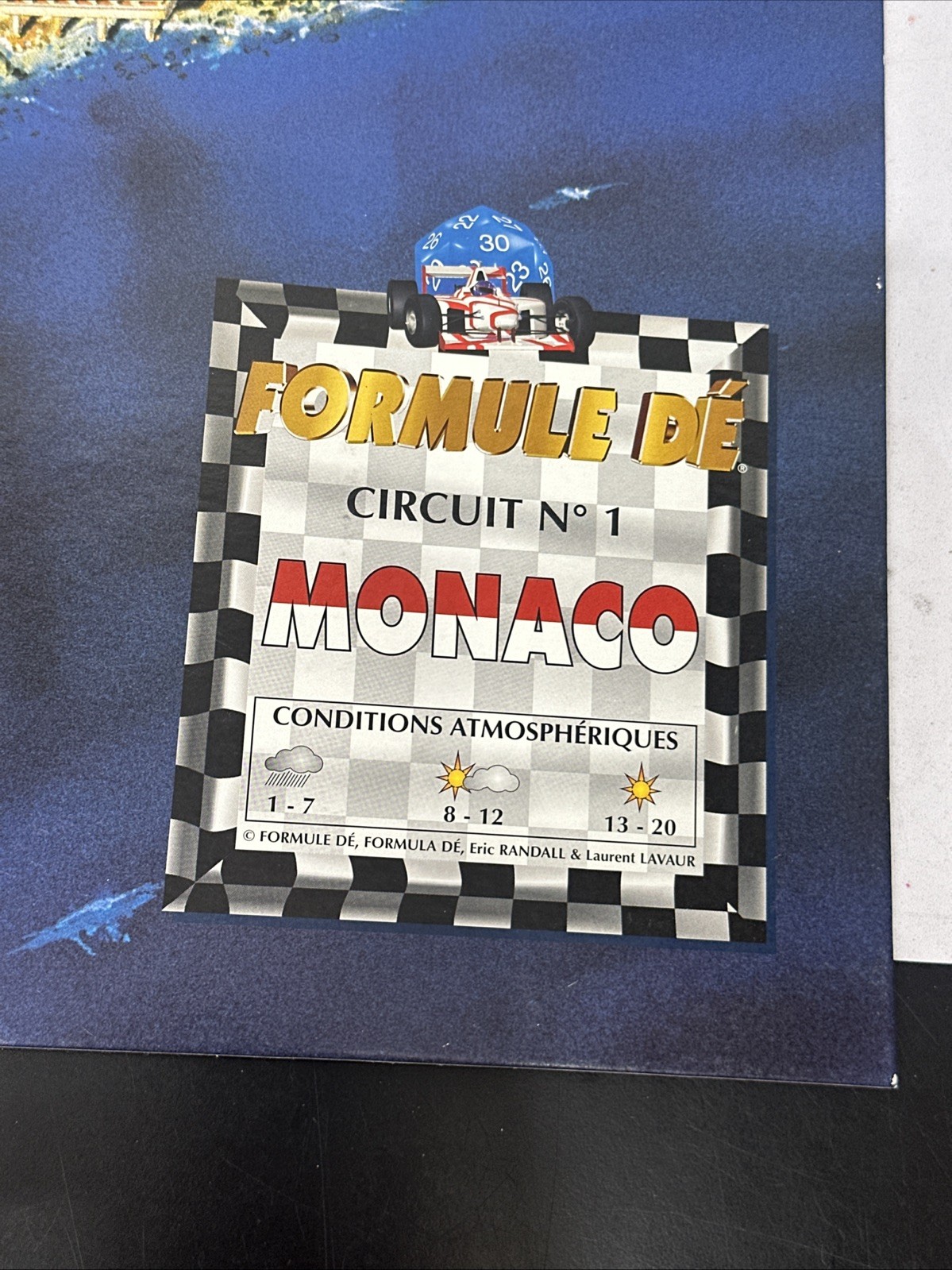 FORMULA DE Map Track Base Game Boards MONACO/ZANDVOORT #1 Nederland Circuits 1/2