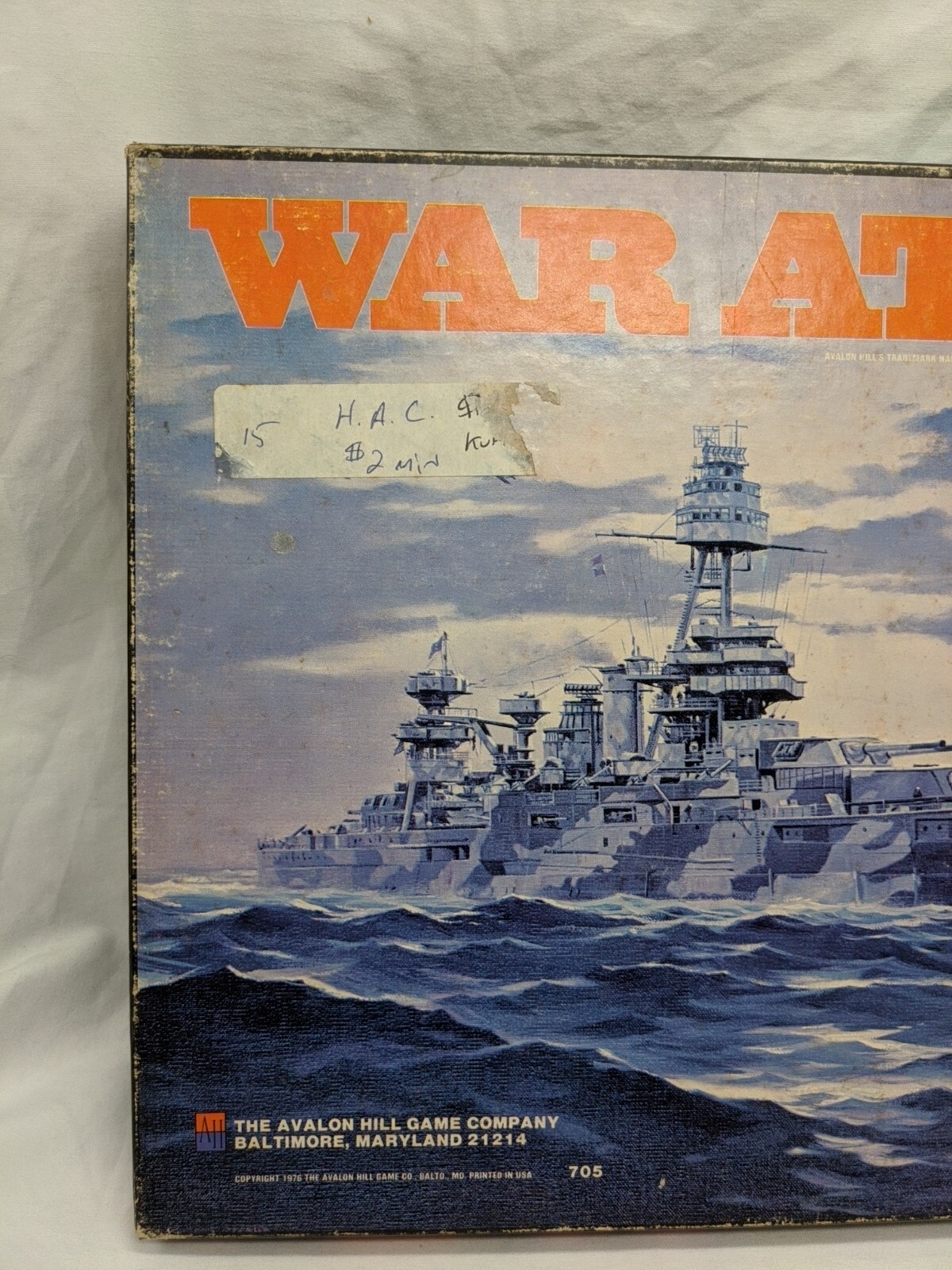 Avalon Hill War At Sea Board Game Complete