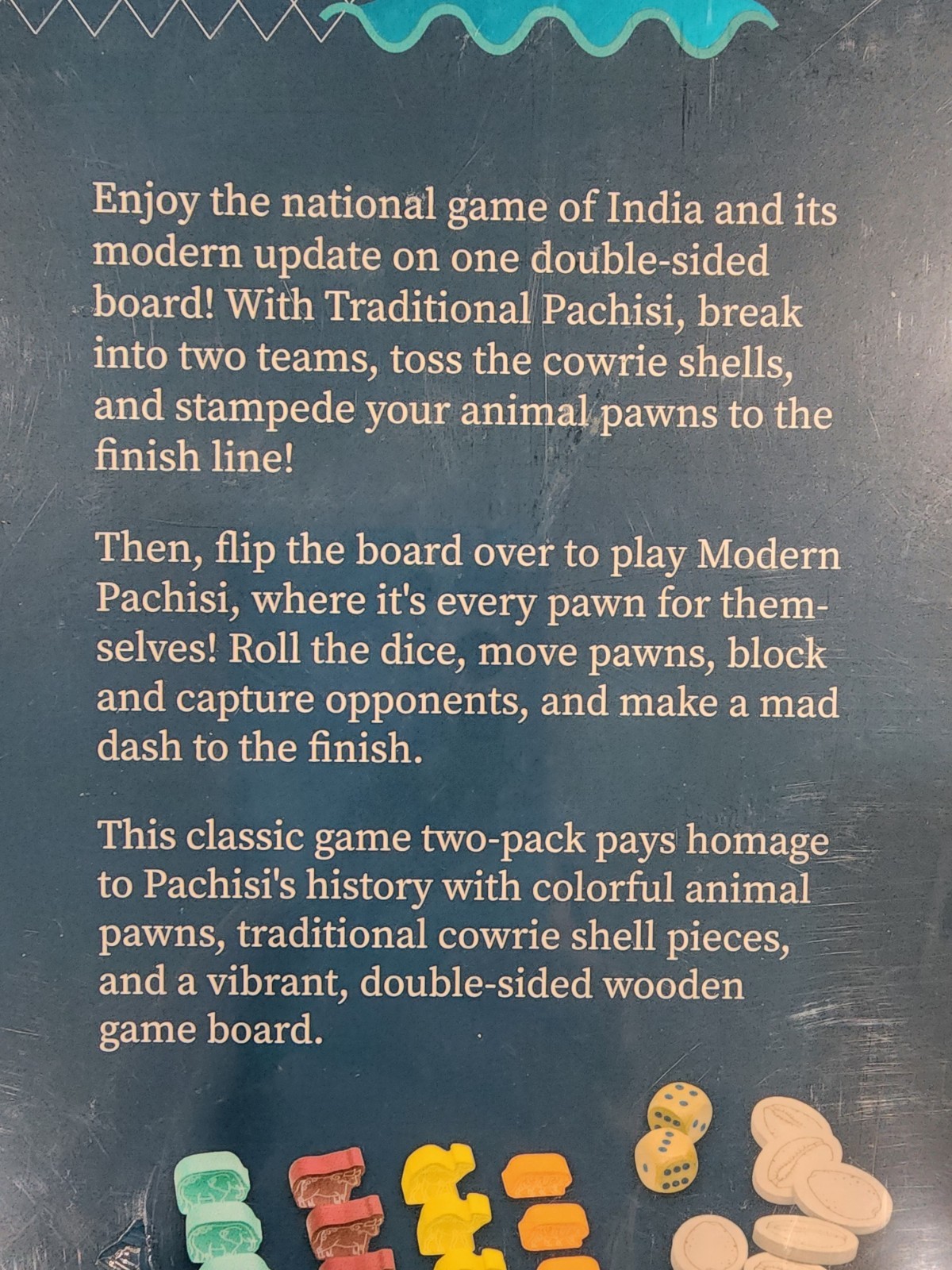 Pachisi Indias Game of Twenty Five Board Game Brybelly 2 in 1 Modern Traditional