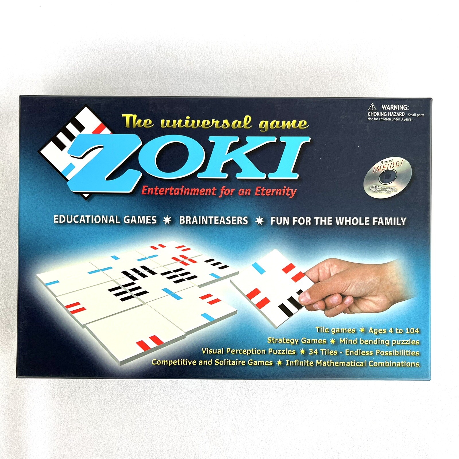 ZOKI Tile Matching Game Universal Deluxe Edition Entertainment Eternity CD ROM