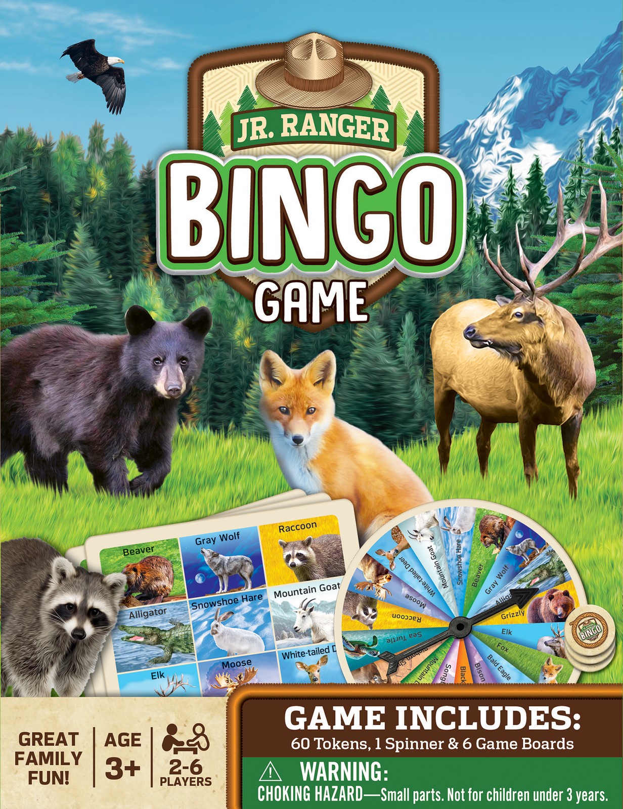 MasterPieces – Jr. Ranger – National Parks Bingo Game for Kids and Families