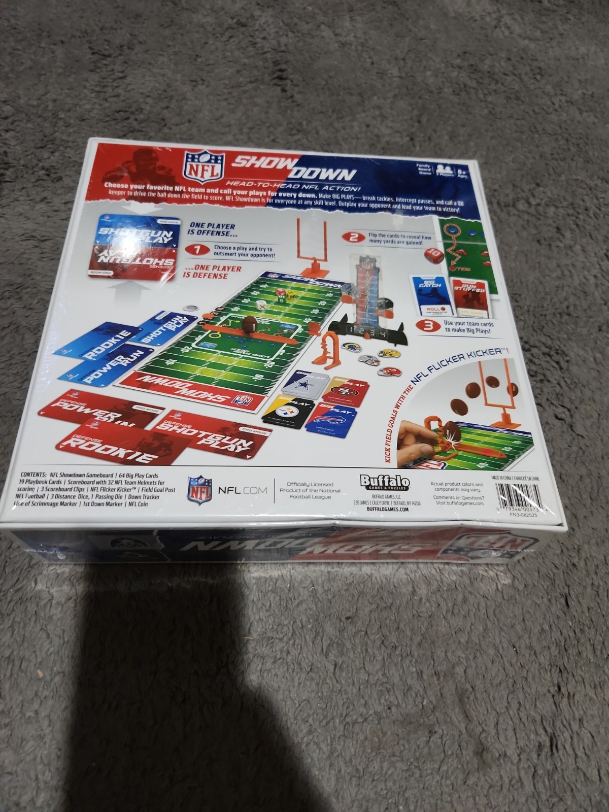NFL Football Board Game SHOWDOWN You Call The Plays by Buffalo Games New