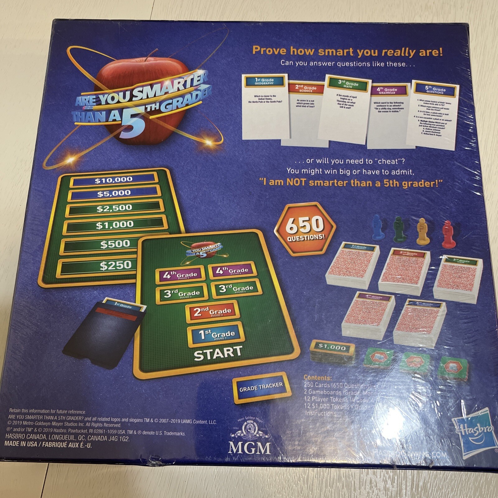 Hasbro Gaming Are You Smarter Than a 5th Grader Board Game for Kids Ages 8 & Up