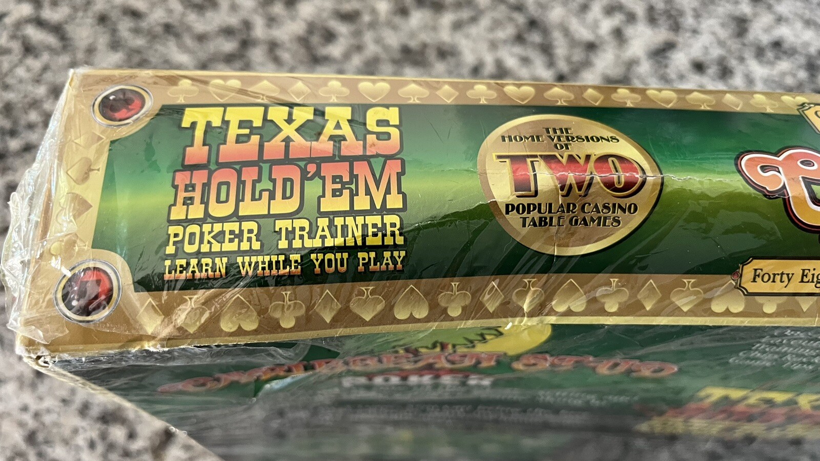 Texas Hold ‘Em Poker Caribbean Stud + 8 Other Games Home Casino Game Set NEW